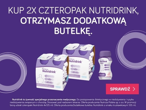 Nutricia Nutridrink – dodatkowa butelka w trosce o prawidłowe odżywienie