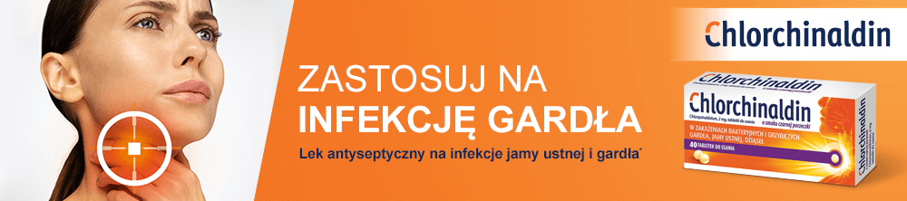 Chlorchinaldin czarna porzeczka banner