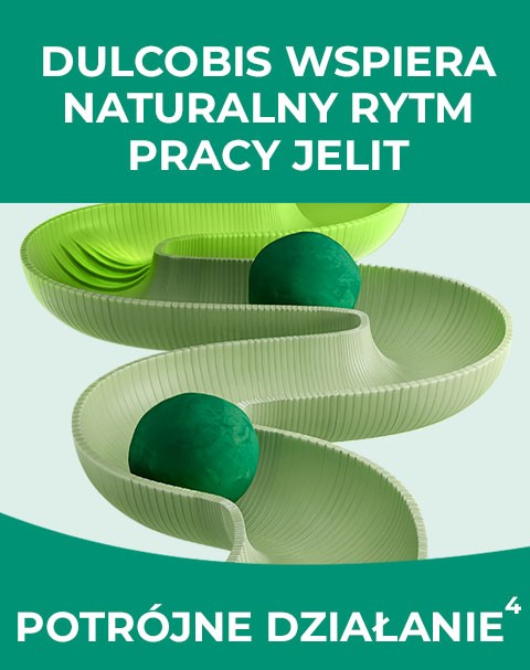 Lek bez recepty Dulcobis wspiera naturalny proces wypróżniania Lek bez recepty Dulcobis wspiera naturalny proces wypróżniania