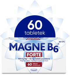 Magne B6 Forte w opakowaniu 60 tabletek do kupienia w aptece Melissa Magne B6 Forte w opakowaniu 60 tabletek do kupienia w aptece Melissa