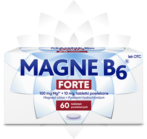 Magne B6 Forte jest dostępny w opakowaniu 60 tabletek Magne B6 Forte jest dostępny w opakowaniu 60 tabletek