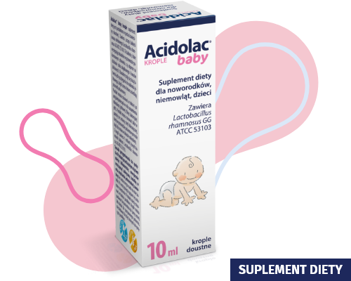 Acidolac® baby krople to tylko dwa składniki