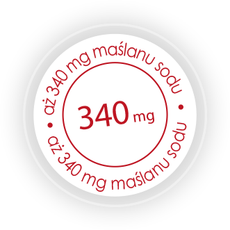 340mg maślanu sodu