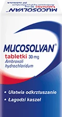 Tabletki na kaszel mokry dla dorosłych Mucosolvan 30 mg do kupienia w aptece Melissa.