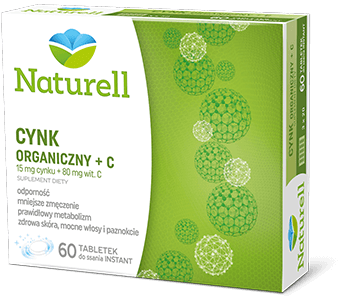 Naturell Cynk Organiczny + C
