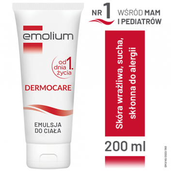 Emolium Dermocare, emulsja do ciała, 200 ml