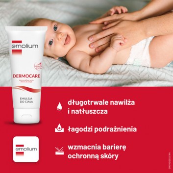 Emolium Dermocare, emulsja do ciała, 200 ml - obrazek 3