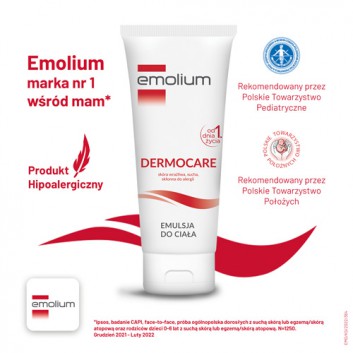 Emolium Dermocare, emulsja do ciała, 200 ml - obrazek 5