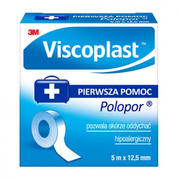 VISCOPLAST POLOPOR 5 m x 12,5 mm - 1 szt. - obrazek 1 - Apteka internetowa Melissa