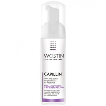 IWOSTIN CAPILLIN Oczyszczająca pianka na naczynka - 165 ml
