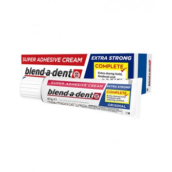 BLEND-A-DENT EXTRA STARK ORIGINAL Supermocny klej do protez, 47 g - obrazek 1 - Apteka internetowa Melissa