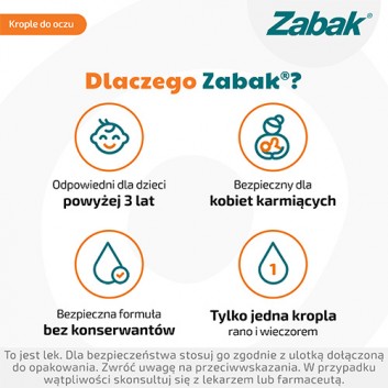 Zabak, (0,25 mg/ml), krople do oczu, 5 ml - obrazek 3