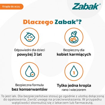 ZABAK 0.25mg/1ml krople do oczu - 5 ml - obrazek 3 - Apteka internetowa Melissa