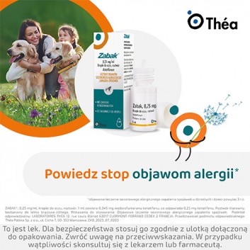 Zabak, (0,25 mg/ml), krople do oczu, 5 ml - obrazek 7