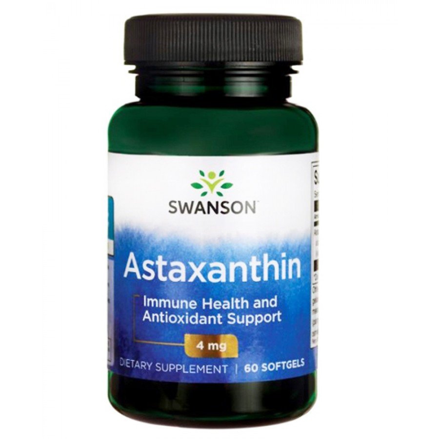 Swanson Astaksantyna 4 mg - 60 kaps. - obrazek 1 - Apteka internetowa Melissa
