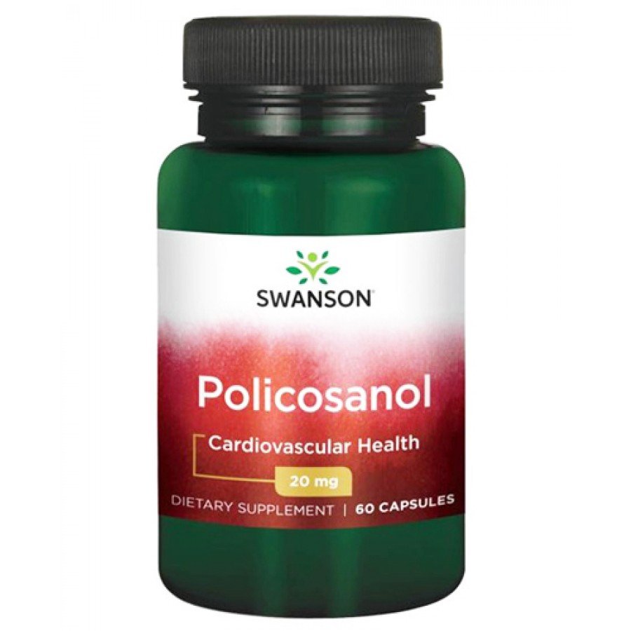 Swanson BioCosanol Policosanol 20 mg - 60 kapsułek - obrazek 1 - Apteka internetowa Melissa