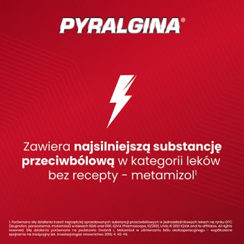 PYRALGINA, 500 mg, tabletki, 6 szt. - obrazek 2