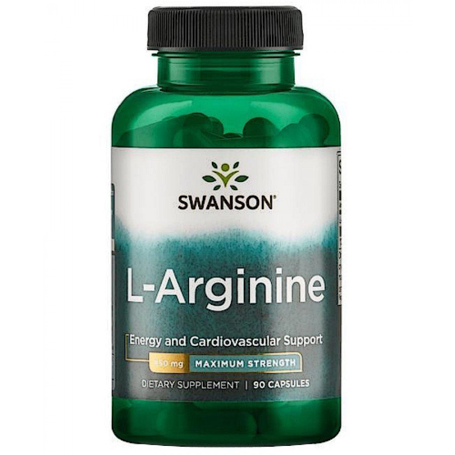 SWANSON L-Arginina Forte 850 mg - 90 kaps. - obrazek 1 - Apteka internetowa Melissa