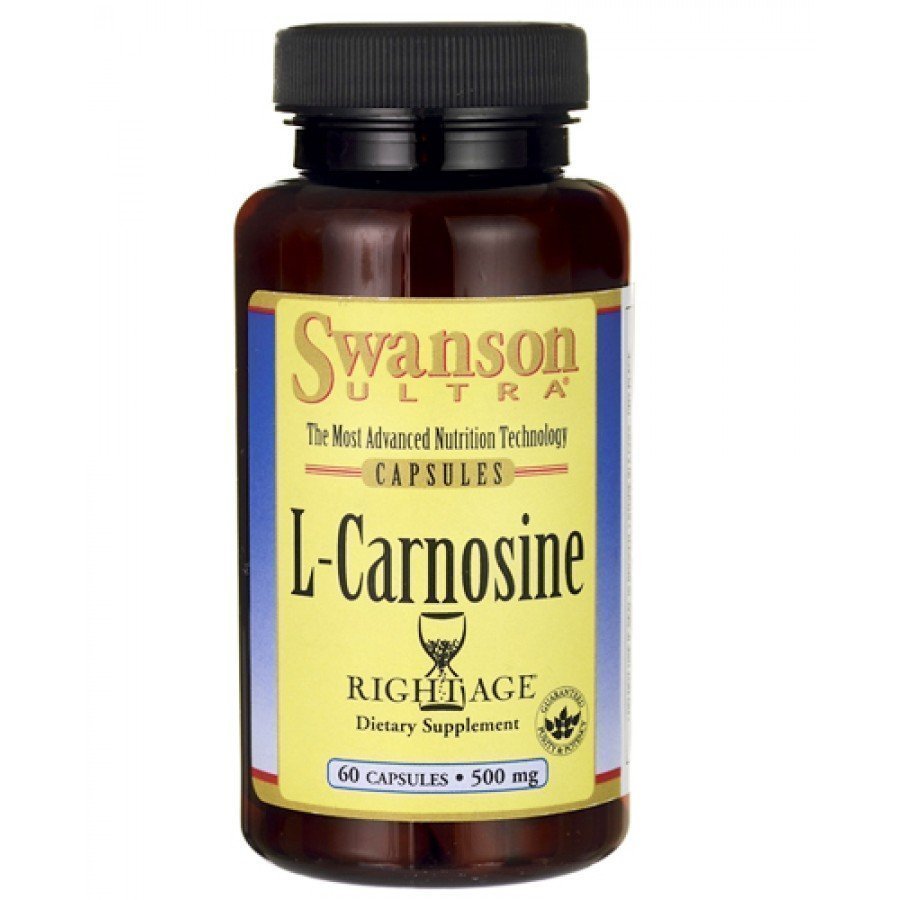 Swanson L-Karnozyna 500 mg - 60 kapsułek - obrazek 2 - Apteka internetowa Melissa