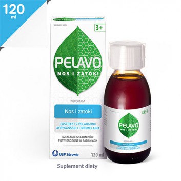 PELAVO NOS I ZATOKI Syrop, 120 ml - obrazek 1 - Apteka internetowa Melissa