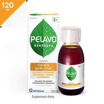 PELAVO OSKRZELA, GARDŁO I KRTAŃ Syrop, 120 ml
