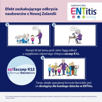 ENTITIS BABY - preparat przeciwinfekcyjny - 30 sasz. - cena, opinie, dawkowanie - obrazek 5 - Apteka internetowa Melissa