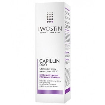 IWOSTIN CAPILLIN DUO Krem ujędrniający na naczynka SPF20 - 40 ml - obrazek 1 - Apteka internetowa Melissa