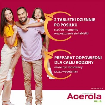 NutroPharma Acerola Plus Witamina C - 60 tabl. - cena, opinie, składniki - obrazek 6 - Apteka internetowa Melissa