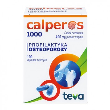 CALPEROS 1000, 100 kapsułek - obrazek 1 - Apteka internetowa Melissa