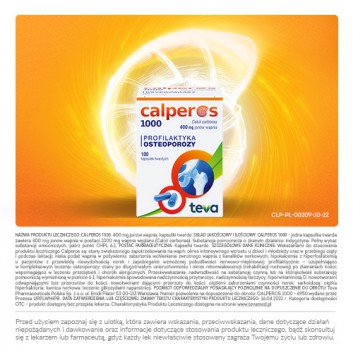 CALPEROS 1000, 100 kapsułek - obrazek 7 - Apteka internetowa Melissa
