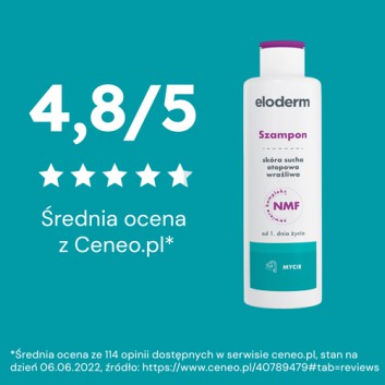 ELODERM Szampon - 200 ml - obrazek 7