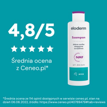 ELODERM Szampon - 200 ml - obrazek 7 - Apteka internetowa Melissa