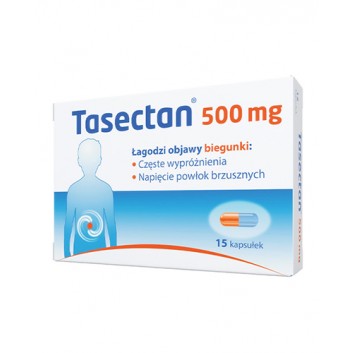 Tasectan 500 mg, 15 kapsułek - obrazek 1 - Apteka internetowa Melissa