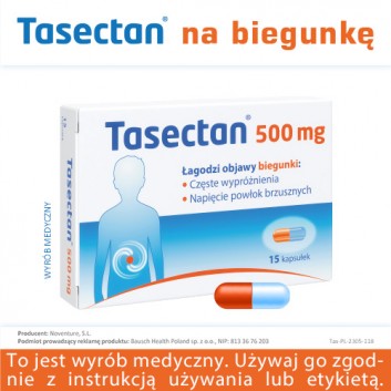 Tasectan 500 mg, 15 kapsułek - obrazek 2 - Apteka internetowa Melissa