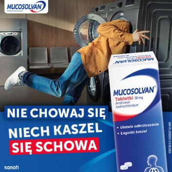 MUCOSOLVAN 30 mg tabletki na kaszel, 20 szt., cena, opinie, skład - obrazek 3 - Apteka internetowa Melissa