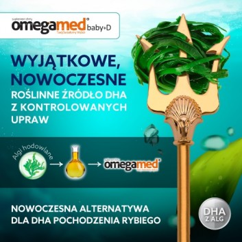 OMEGAMED Baby DHA z alg + Wit D Dla niemowląt i dzieci 0+, 60 kapsułek - obrazek 5 - Apteka internetowa Melissa