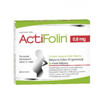 ACTIFOLIN 0,8 mg - 30 tabletek - obrazek 1 - Apteka internetowa Melissa