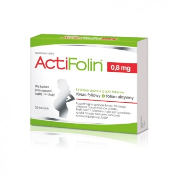 ACTIFOLIN 0,8 mg - 30 tabletek - obrazek 3 - Apteka internetowa Melissa