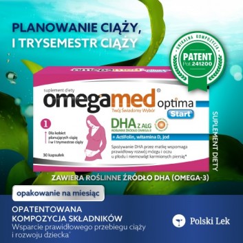 Omegamed Optima Start - 30 kaps. - obrazek 2 - Apteka internetowa Melissa