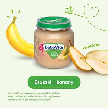 BOBOVITA Gruszki i banany po 4 m-cu - 125 g - cena, opinie - obrazek 6 - Apteka internetowa Melissa