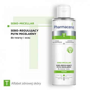 PHARMACERIS T SEBO-MICELLAR Płyn micelarny do twarzy, 200 ml - obrazek 2 - Apteka internetowa Melissa