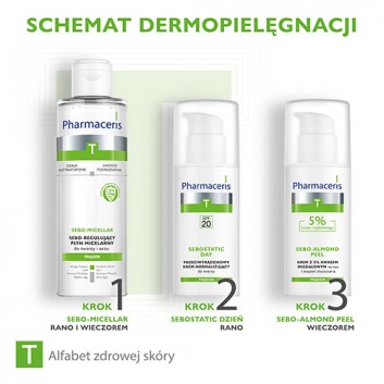 PHARMACERIS T SEBO-MICELLAR Płyn micelarny do twarzy, 200 ml - obrazek 5 - Apteka internetowa Melissa