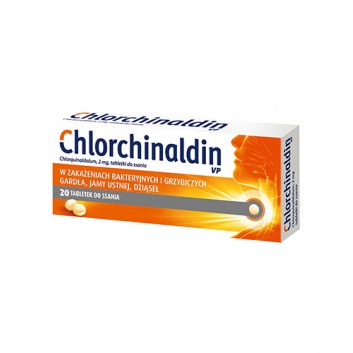 CHLORCHINALDIN VP, 20 tabletek - obrazek 1 - Apteka internetowa Melissa