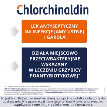 CHLORCHINALDIN VP, 20 tabletek - obrazek 3