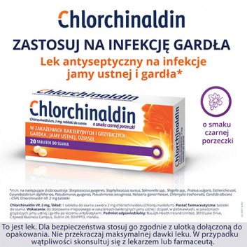 CHLORCHINALDIN VP, 20 tabletek - obrazek 5 - Apteka internetowa Melissa