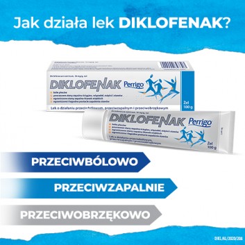 DIKLOFENAK LGO Żel 10 mg/g, 100 g - obrazek 2 - Apteka internetowa Melissa