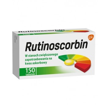 RUTINOSCORBIN - 150 tabletek - obrazek 1 - Apteka internetowa Melissa