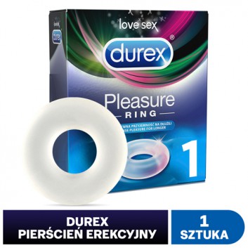 DUREX PLEASURE RING pierścień erekcyjny, 1 sztuka