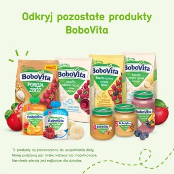 BOBOVITA Warzywa ze schabem i kluseczkami - 190 g - cena, opinie, właściwości - obrazek 5 - Apteka internetowa Melissa