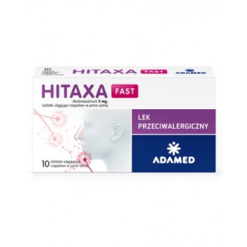 Hitaxa Fast, 5 mg, tabletki ulegające rozpadowi w jamie ustnej, 10 sztuk